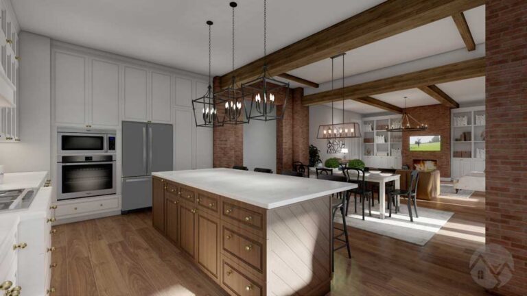 5-kitchen-island-decor-ideas / Interior 3d renderings