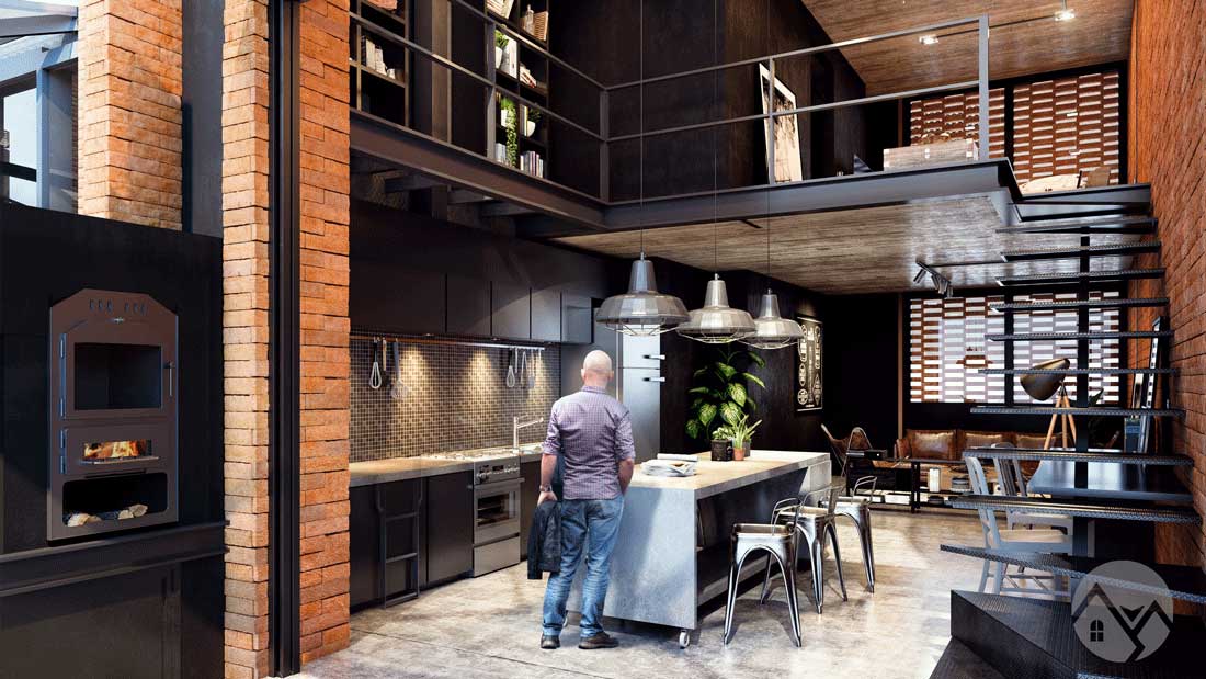 5 tips to make your small kitchen look bigger - AVS Renderings