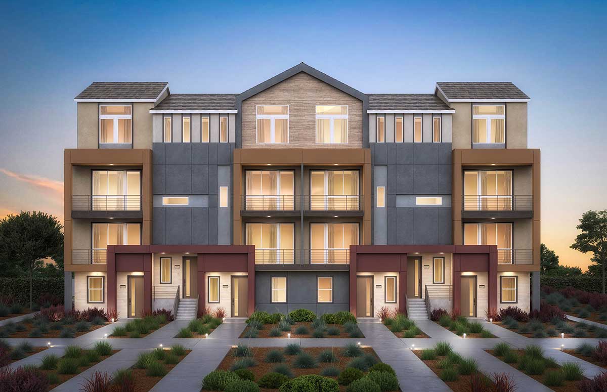 3d architectural multifamily exterior renderings