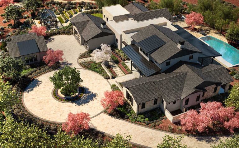 Aerial 3d renderings